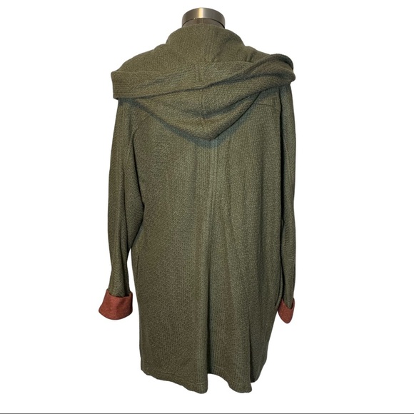Hem & Thread Open Knit Hooded Cardigan - Picture 6 of 6